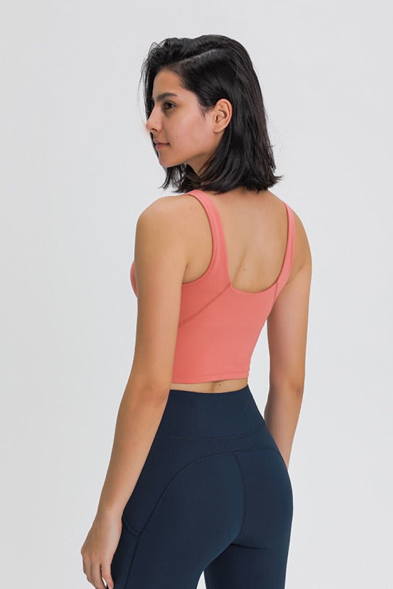 Scoop Back Sports Bra - Love culture store