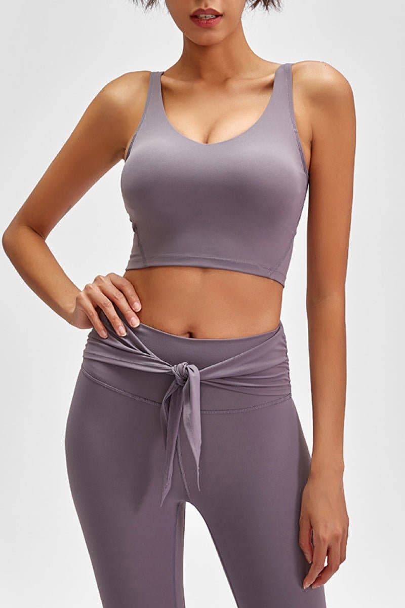 Scoop Back Sports Bra - Love culture store