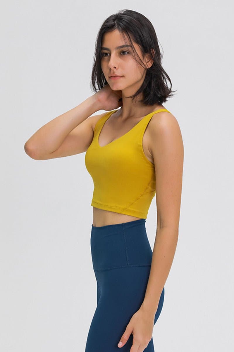 Scoop Back Sports Bra - Love culture store