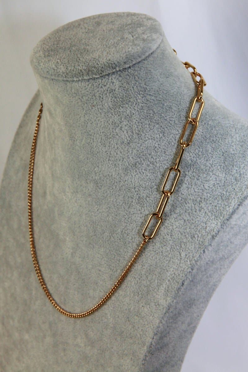 Thick Chain Stitching Necklace - Love culture store