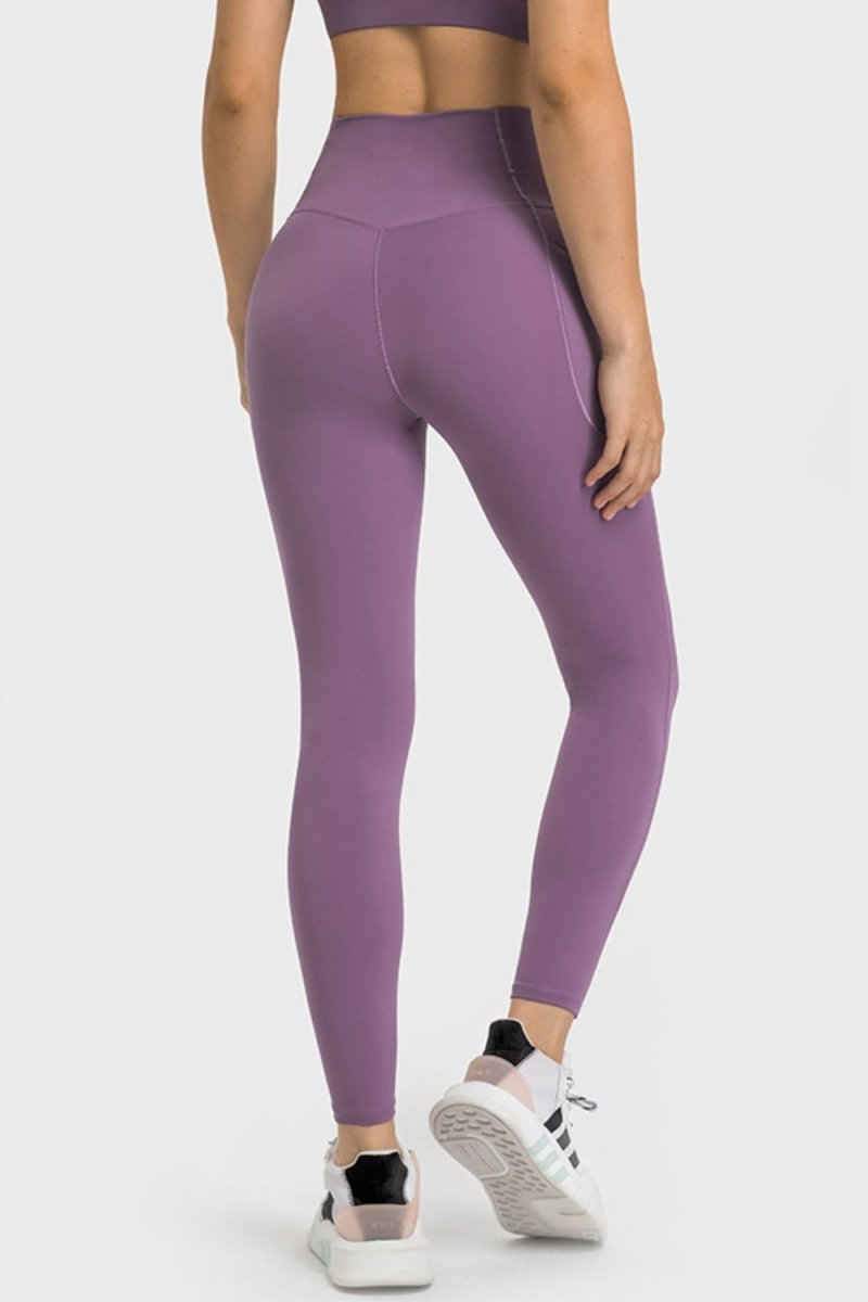 V-Waist Yoga Leggings with Pockets - Love Culture