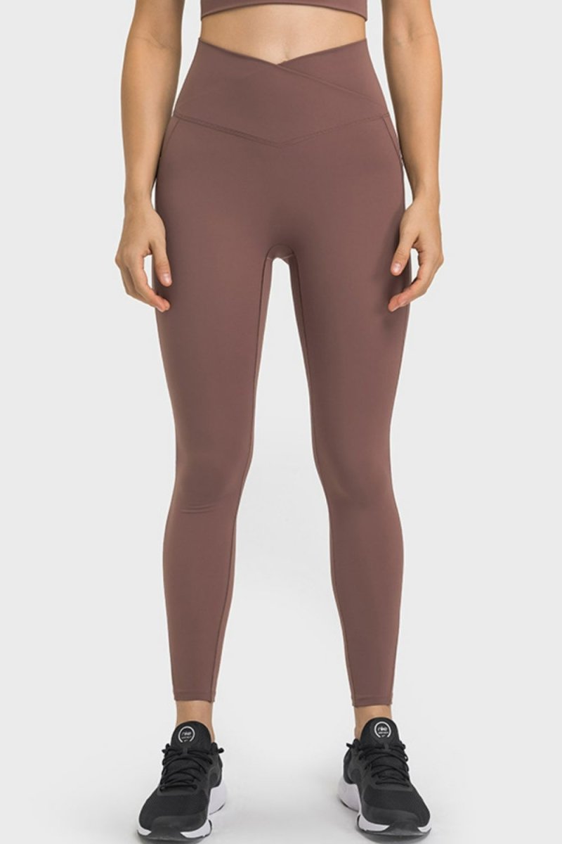 V-Waist Yoga Leggings with Pockets - Love Culture