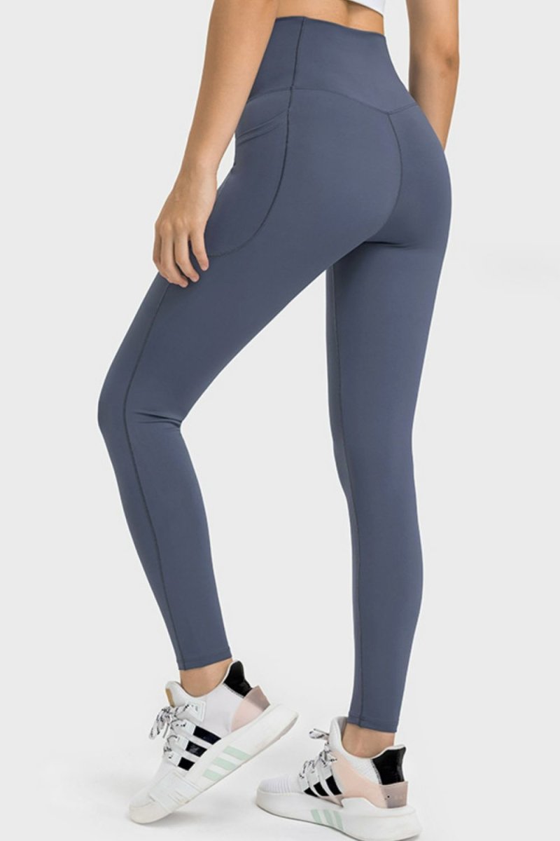 V-Waist Yoga Leggings with Pockets - Love Culture