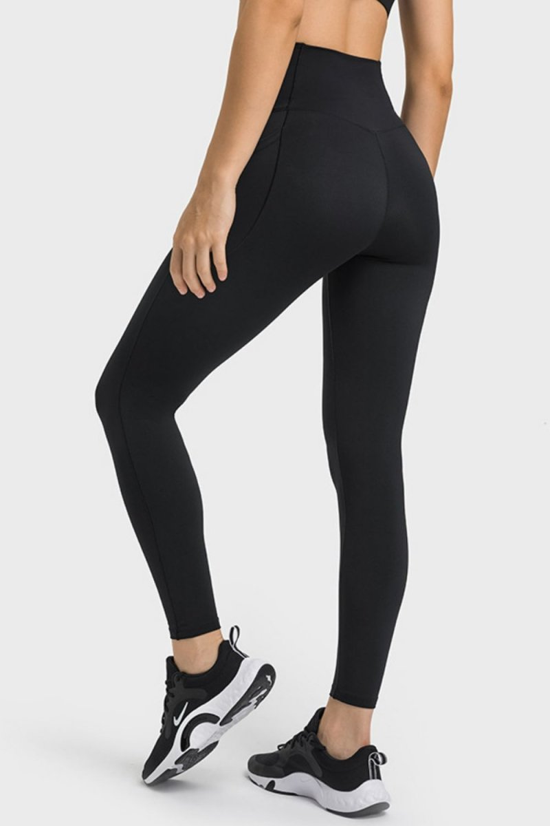 V-Waist Yoga Leggings with Pockets - Love Culture