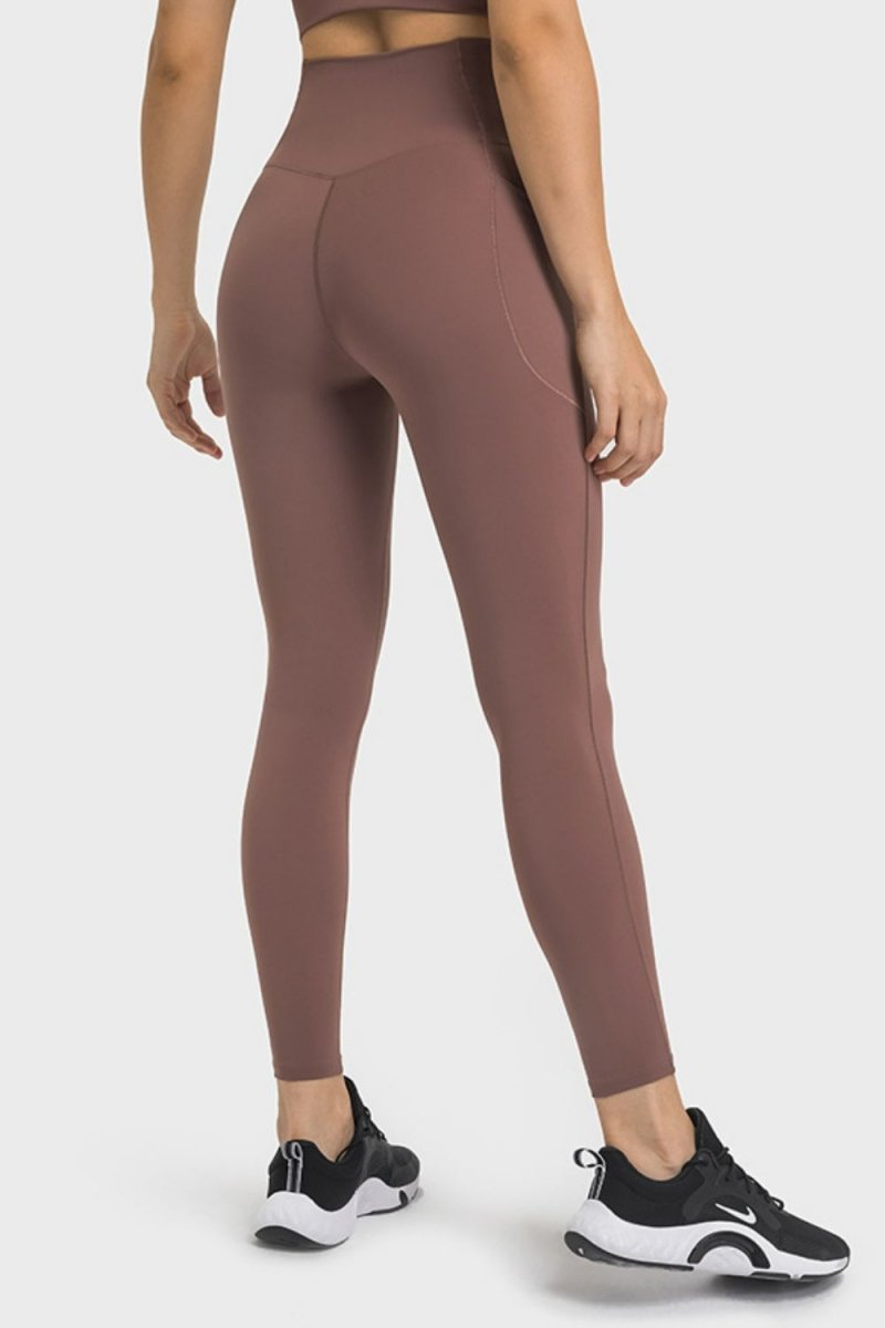 V-Waist Yoga Leggings with Pockets - Love Culture