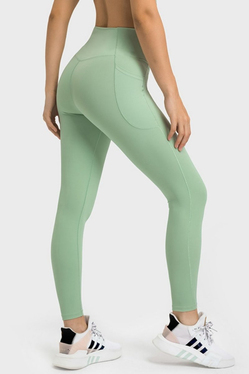 V-Waist Yoga Leggings with Pockets - Love Culture