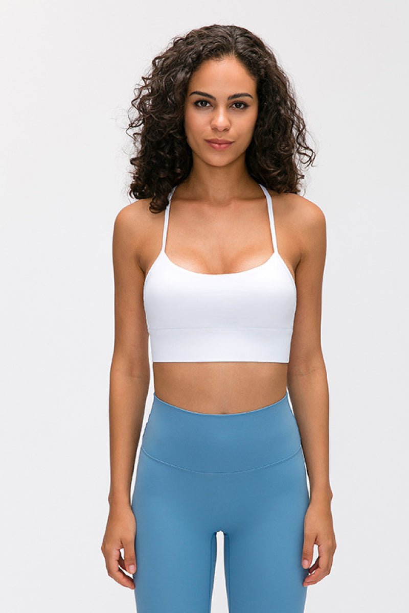 Y Back Yoga Bra Tops - Love Culture